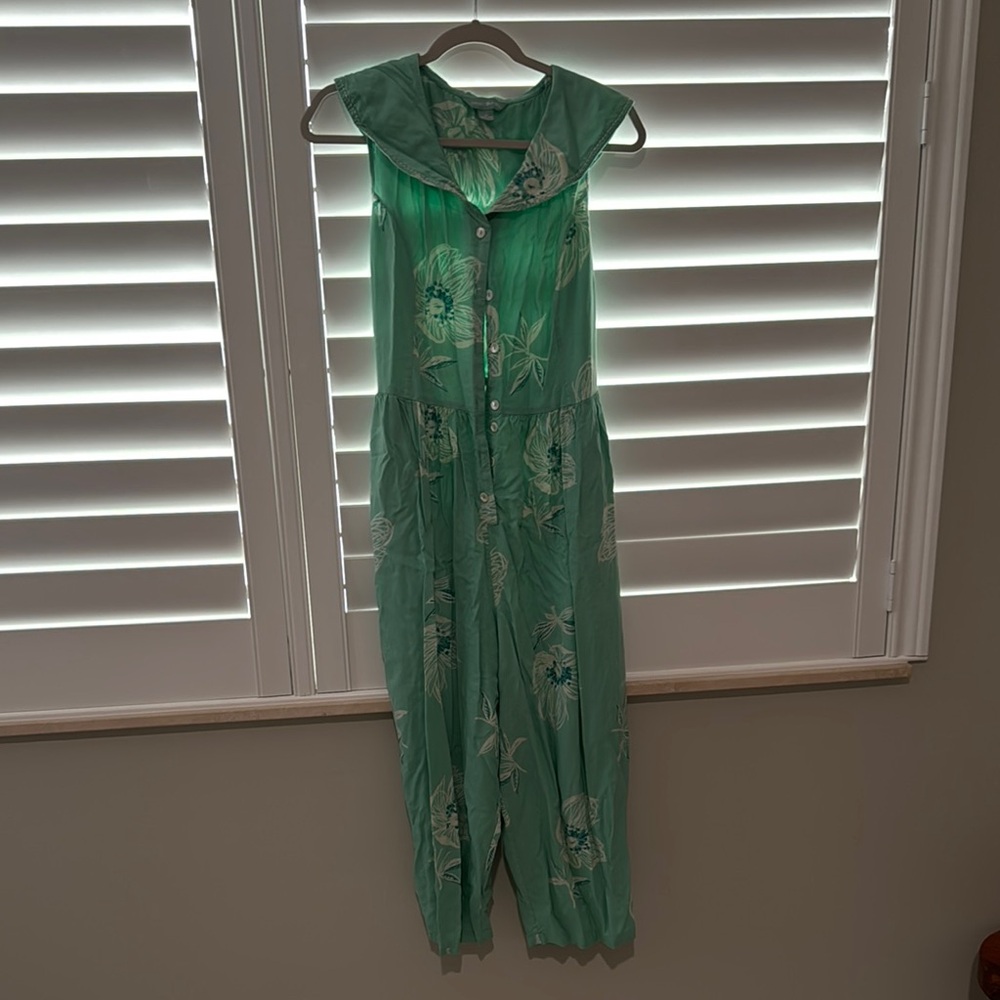 April Cornell Aquamarine jumpsuit size M